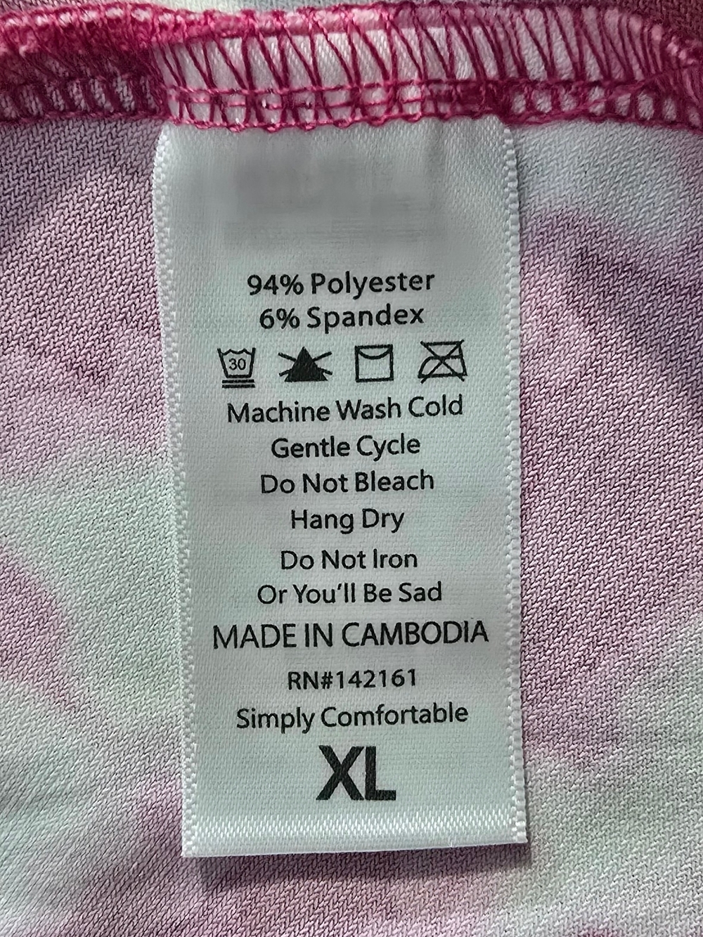 LuLaRoe Pink Tie Dye Maxi Skirt NWT XL - Picture 5 of 7